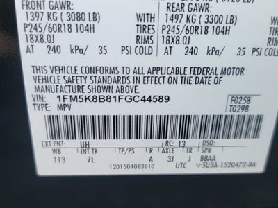 2015 Ford Explorer Base