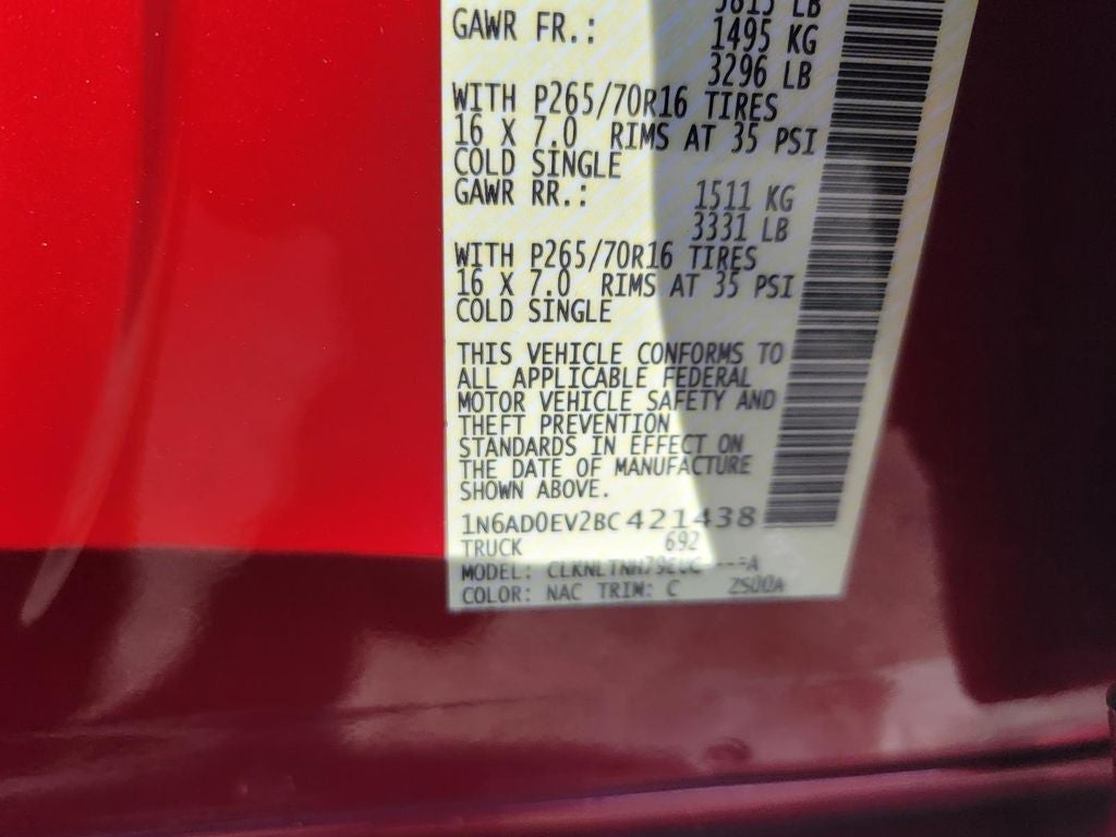 2011 Nissan Frontier SV