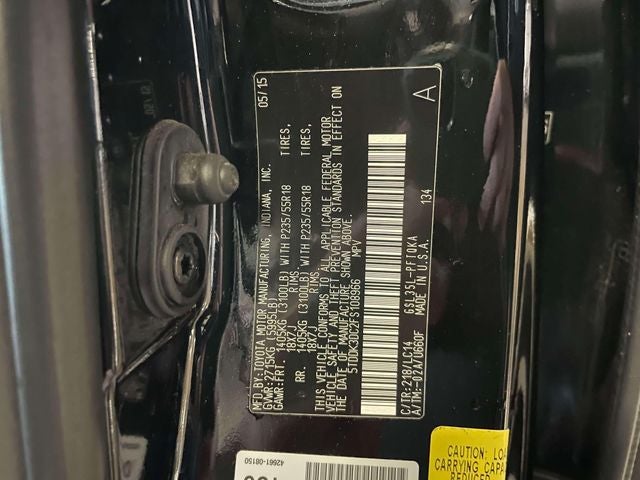 2015 Toyota Sienna XLE 7 Passenger