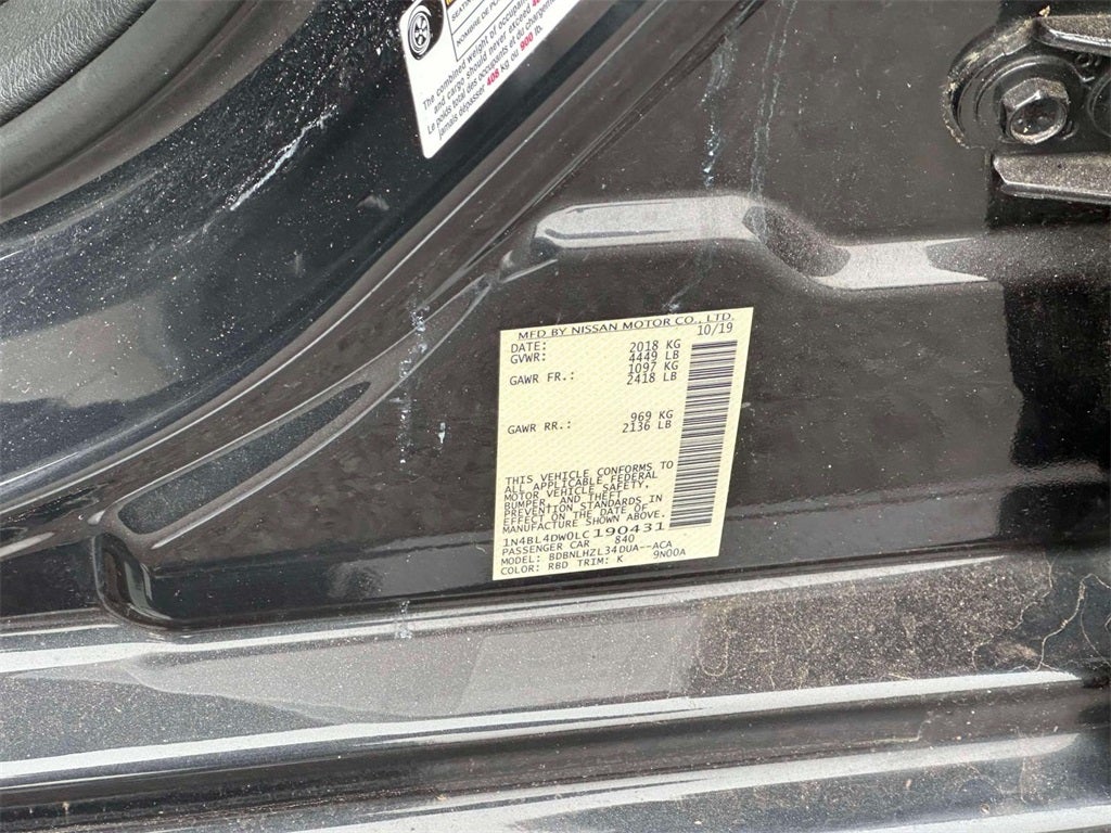 2020 Nissan Altima 2.5 SV