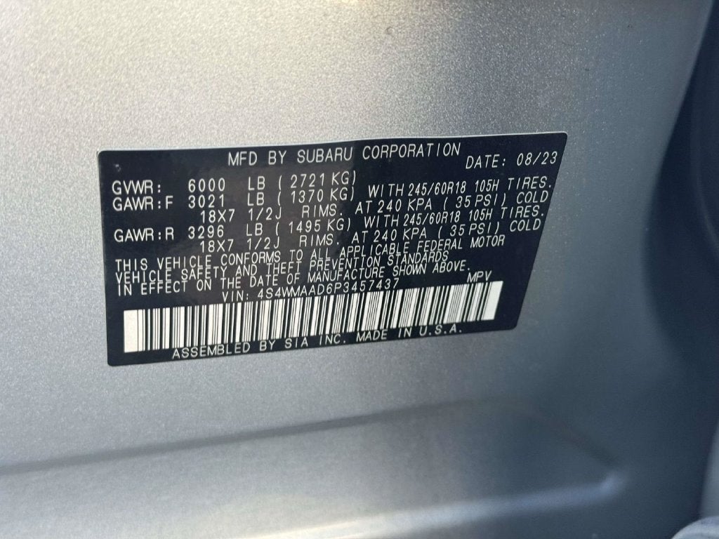 2023 Subaru Ascent Base