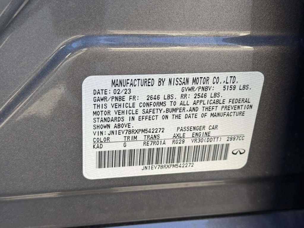 2023 INFINITI Q50 LUXE AWD