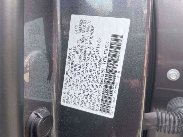 2021 Honda Ridgeline RTL