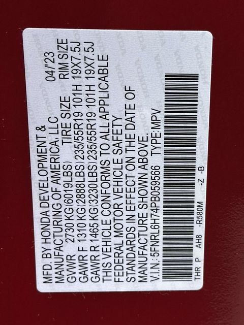 2023 Honda Odyssey Sport