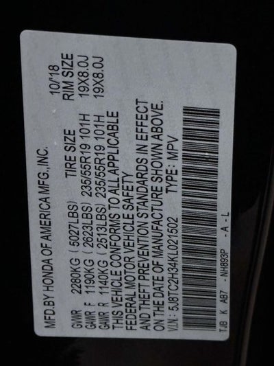 2019 Acura RDX Base SH-AWD