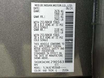 2024 Nissan Pathfinder S