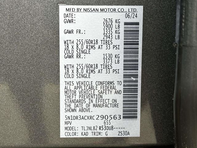 2024 Nissan Pathfinder S