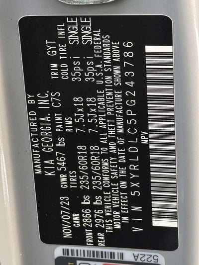 2023 Kia Sorento X-Line S