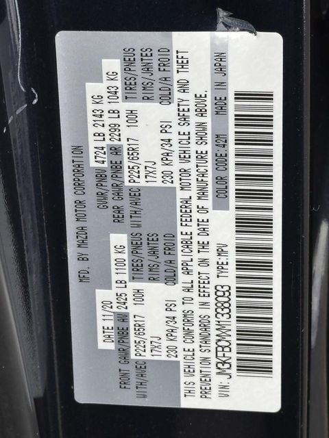 2021 Mazda Mazda CX-5 Touring