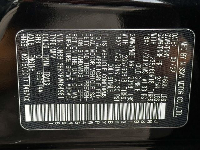 2023 Nissan Rogue SV