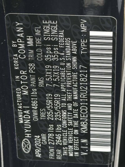 2024 Hyundai Tucson Hybrid Limited
