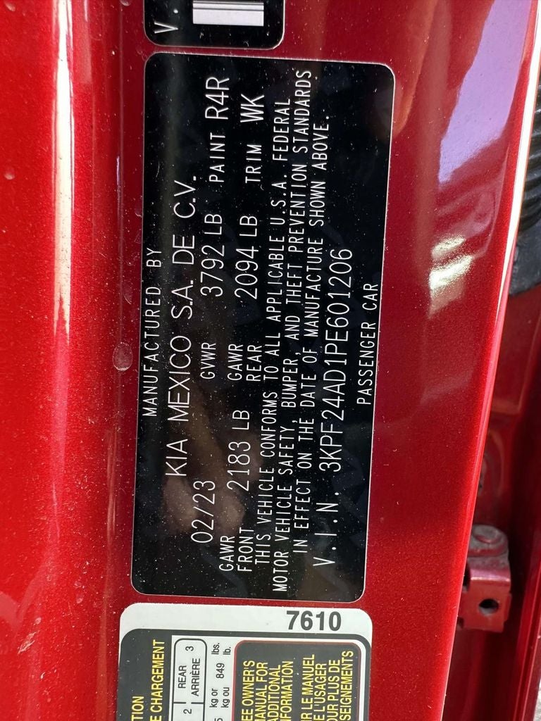 2023 Kia Forte LXS