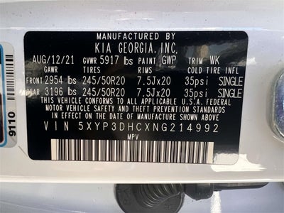 2022 Kia Telluride EX