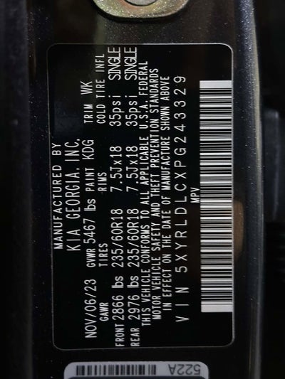 2023 Kia Sorento X-Line S