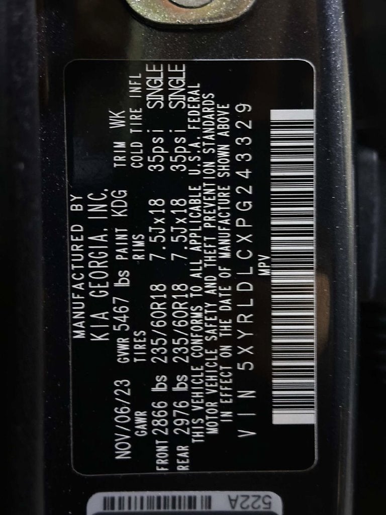 2023 Kia Sorento X-Line S