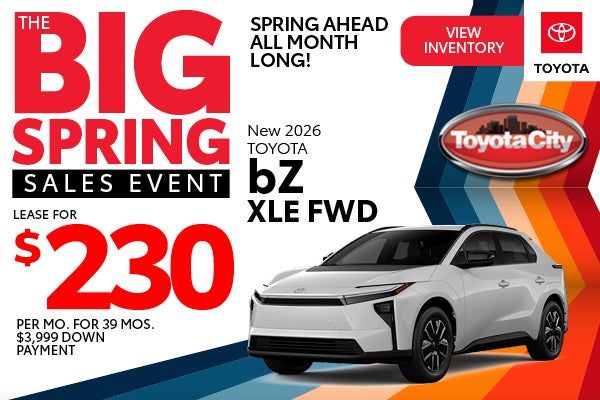 New 2026 Toyota bZ XLE FWD