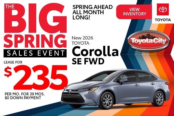 New 2026 Toyota Corolla SE FWD