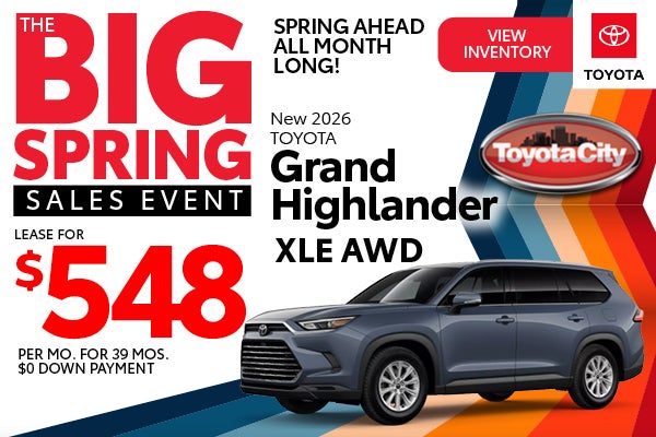 New 2026 Toyota Grand Highlander XLE AWD