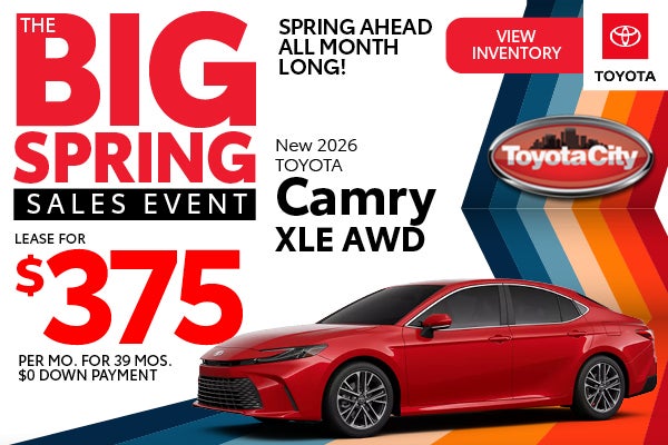 New 2026 Toyota Camry XLE AWD