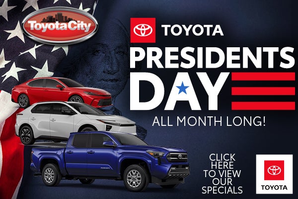 TOYOTA PRESIDENTS DAY