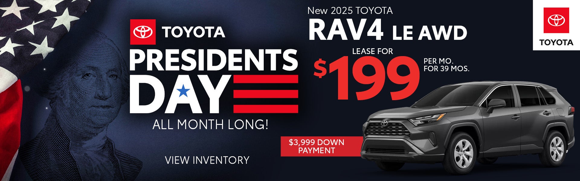 New 2025 RAV4 LE AWD