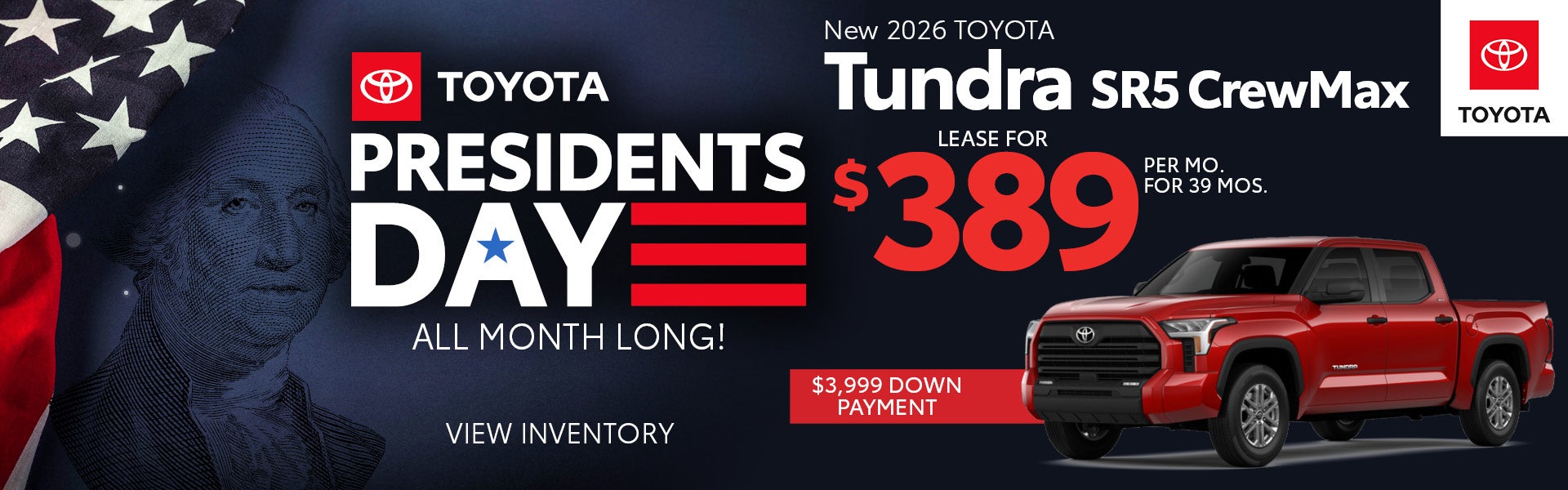 New 2026 Toyota Tundra SR5 CrewMax