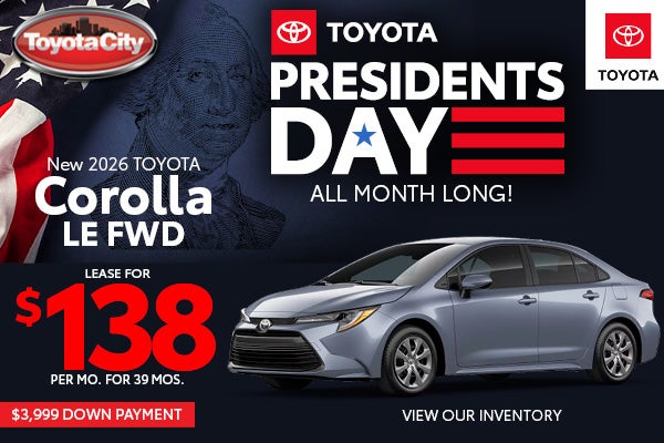 NEW 2026 COROLLA LE FWD