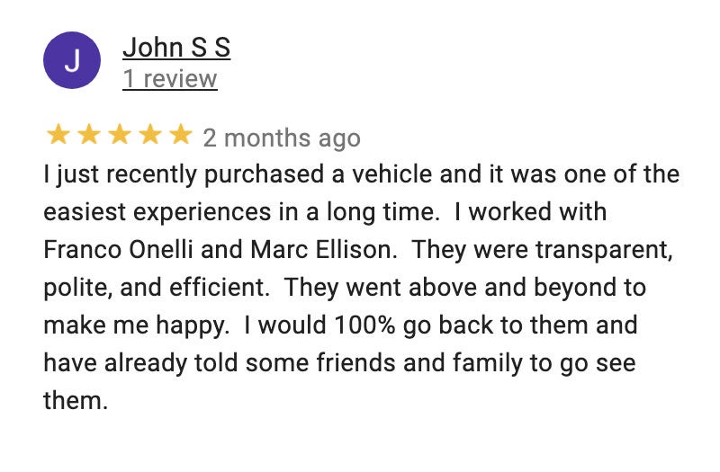 Google Reviews for Toyota City