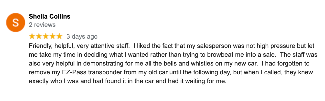 Google Reviews for Toyota City