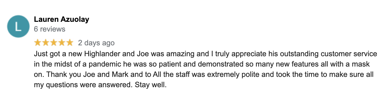 Google Reviews for Toyota City