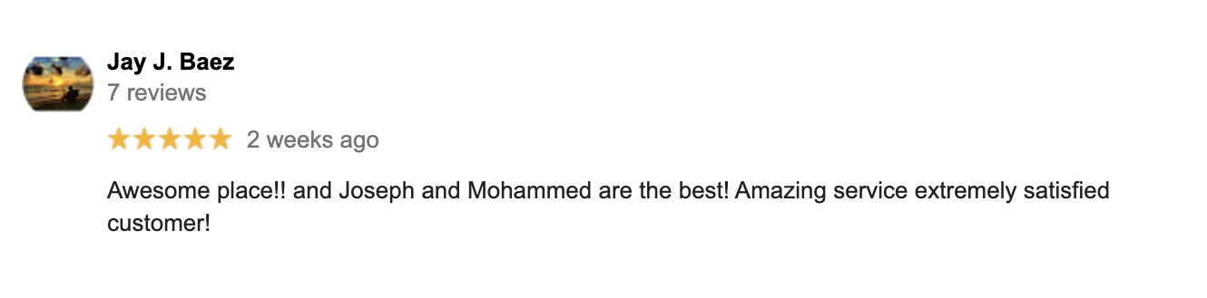 Google Reviews for Toyota City