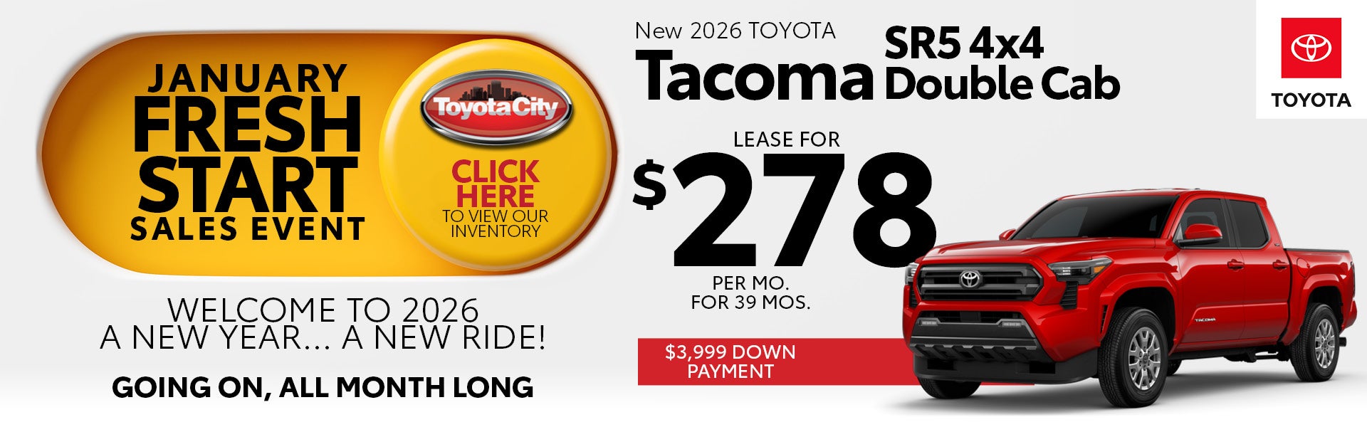 NEW 2026 TACOMA SR5 DOUBLE CAB