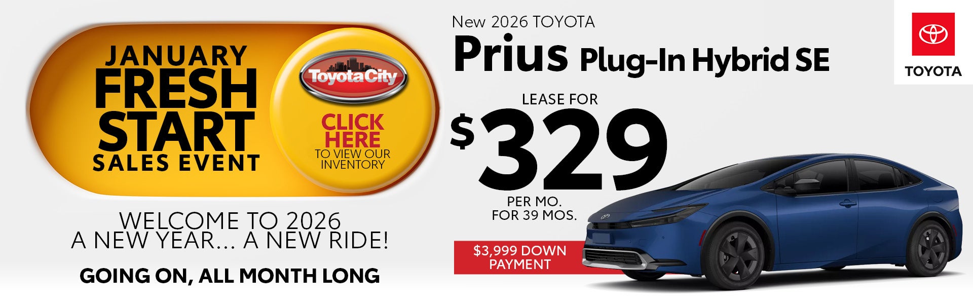 NEW 2026 PRIUS PLUG-IN HYBRID SE