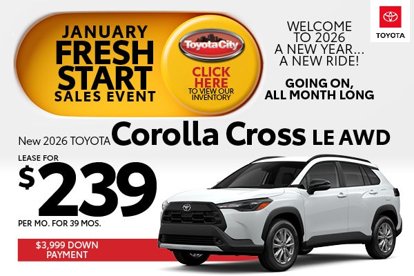 NEW 2026 COROLLA CROSS LE