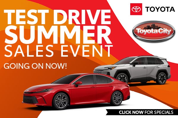 TEST DRIVE SUMMER SALES EVENT