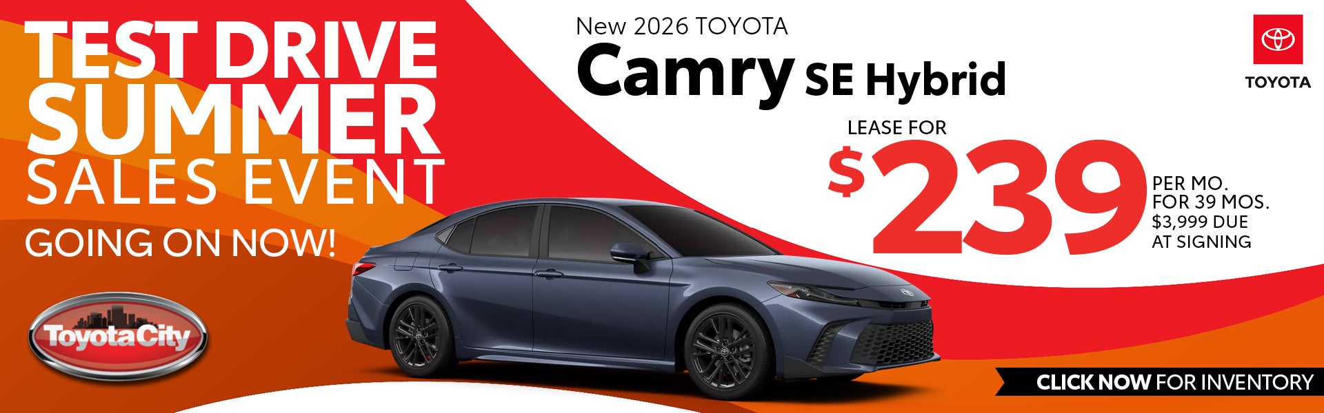 New 2026 Toyota Camry SE Hybrid