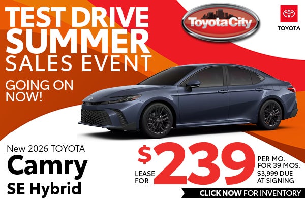 New 2026 Toyota Camry SE Hybrid