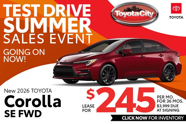 New 2026 Toyota Corolla SE FWD