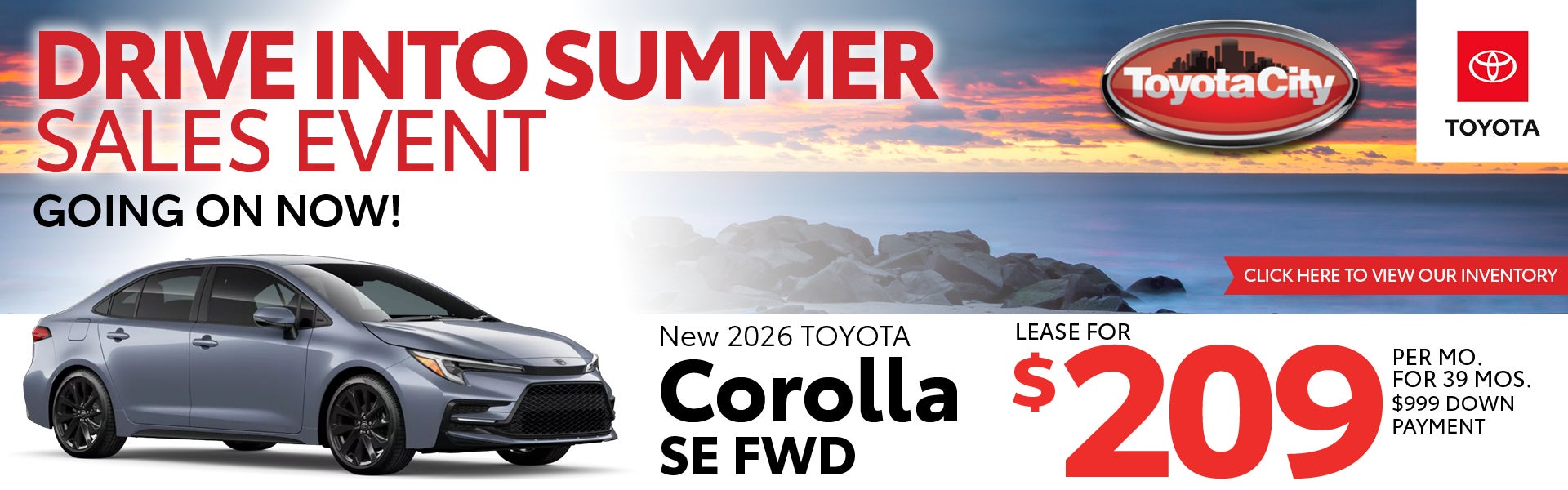New 2026 Toyota Corolla SE FWD