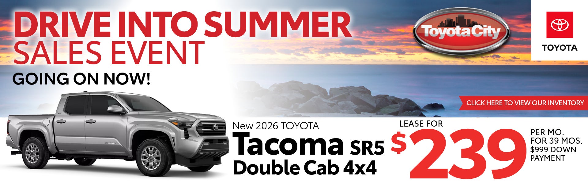 New 2026 Toyota Tacoma SR5 4X4 Double Cab