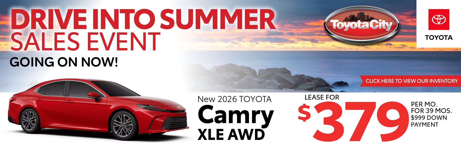 New 2026 Toyota Camry XLE AWD
