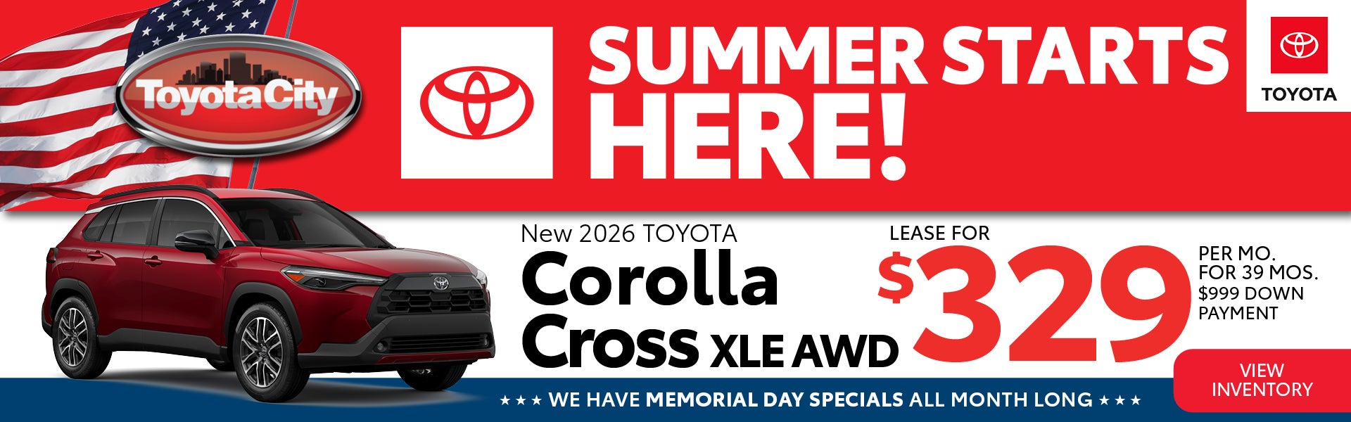 New 2026 Toyota Corolla Cross XLE AWD