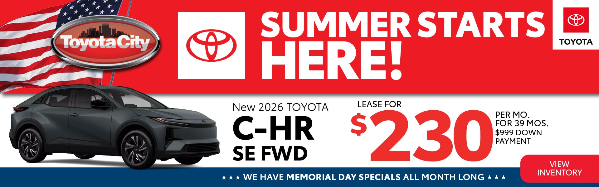New 2026 Toyota C-HR SE FWD 