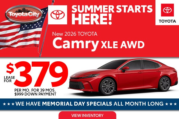 New 2026 Toyota Camry XLE AWD