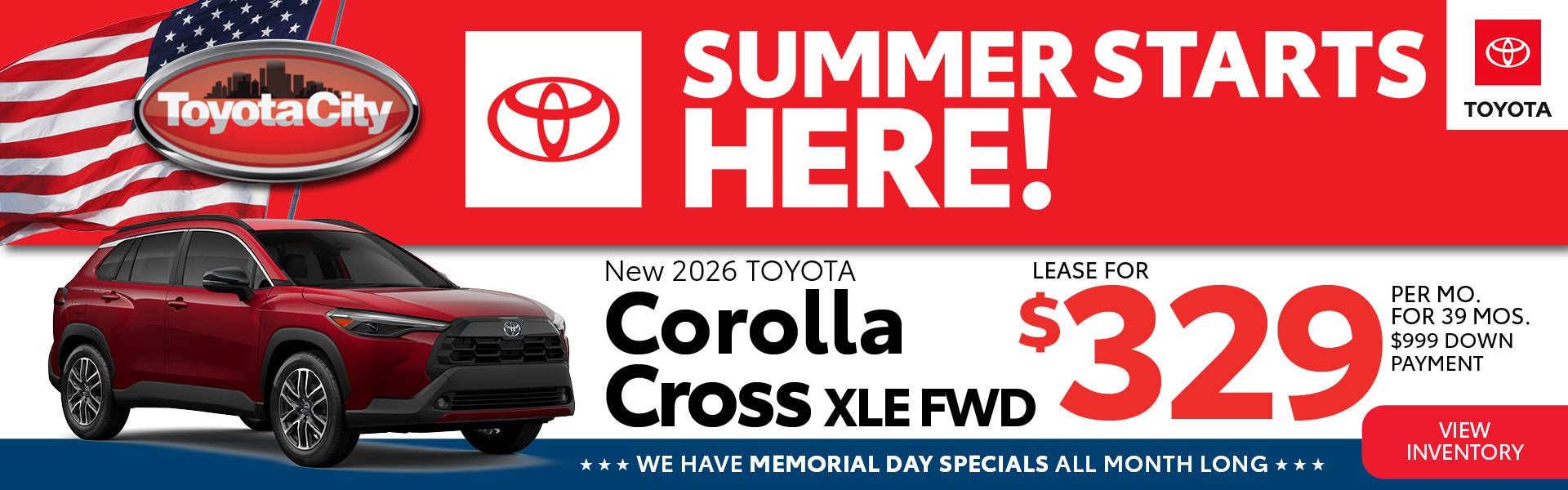 New 2026 Toyota Corolla Cross XLE FWD