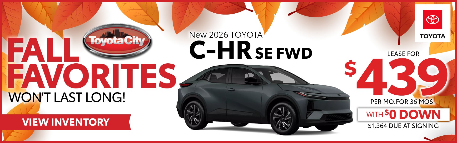 New 2026 Toyota C-HR SE FWD