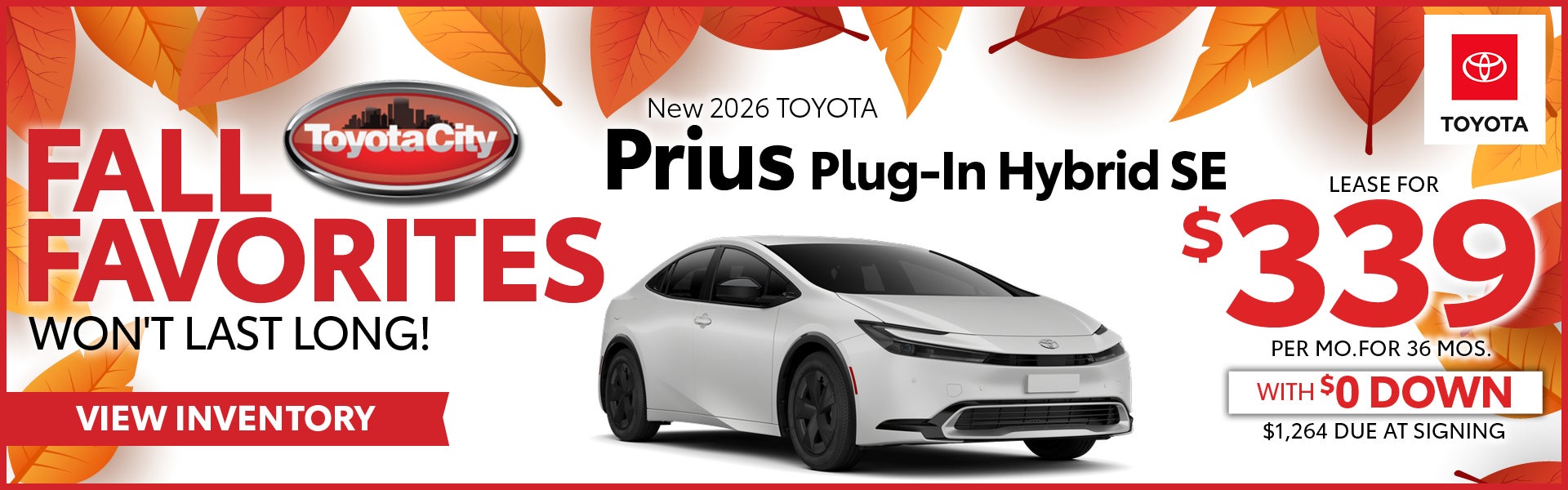 New 2026 Toyota Prius Plug-In Hybrid SE