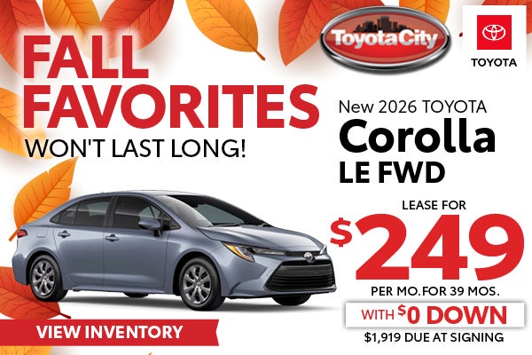 New 2026 Toyota Corolla LE FWD