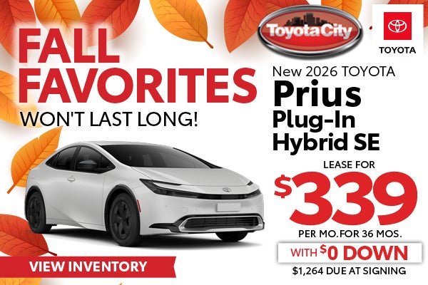 New 2026 Toyota Prius Plug-In Hybrid SE