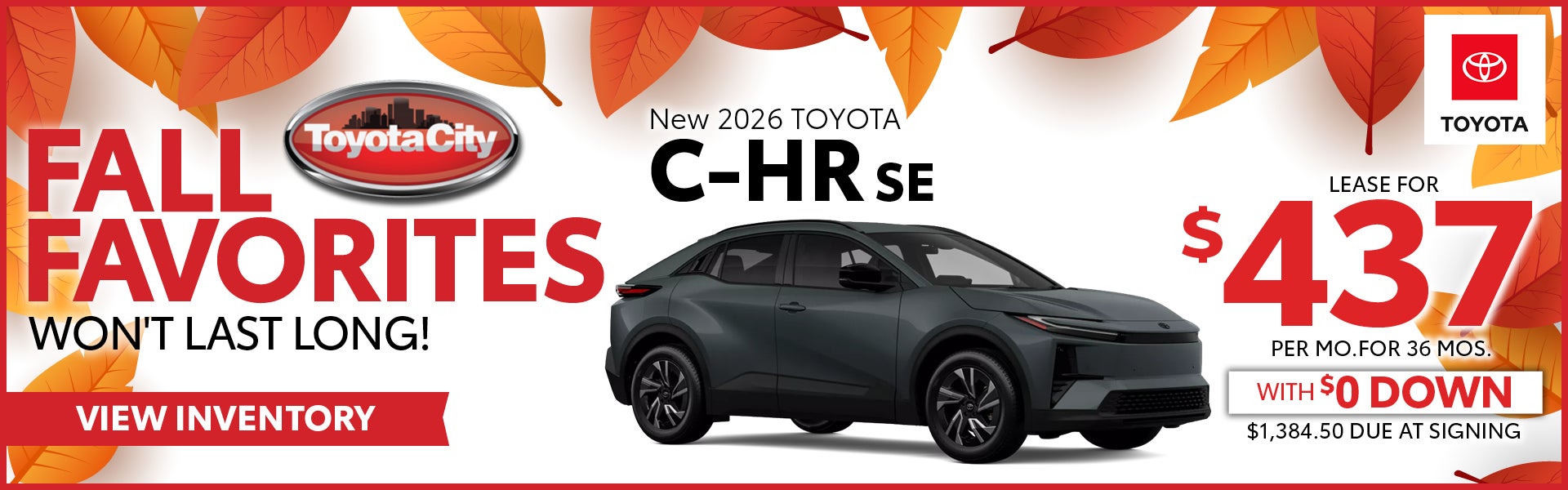 New 2026 Toyota C-HR SE